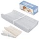 thumbnail image 1 of Funda lavable para cambiador Jool Baby Soft +, color gris y ondulado, 1 of 7