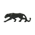 thumbnail image 4 of Transemion Resin Animal Shape Sculpture Glossy Decorative Home Decor Ornament Black 5Set, 4 of 6