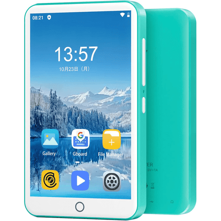 Oilsky MP3 Player with Bluetooth and WiFi, 4" Touchscreen MP3 MP4 Player with Deezer, Audible, Android Music Player with Speaker, FM Radio, Sound Recorder, up to 512GB