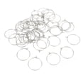 thumbnail image 1 of Pendientes De Aro A Granel, Pendientes De Aro Redondos De Acero Inoxidable Antialérgicos, Bricolaje Flexible, Para Boda, Fiesta De Cumpleaños, 1 of 7
