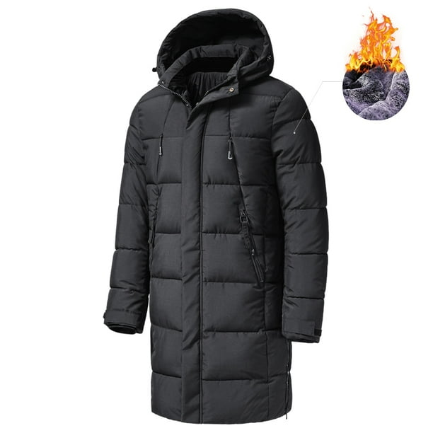 Hombres 2023 invierno nuevo más largo cálido grueso capucha Parkas chaqueta abrigo hombres otoño prendas de vestir trajes clásico a prueba de viento bolsillo Parka hombres Tan Jianjun unisex