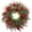 35CM red fruit, variant on 13.77in Faux Eucalyptus Christmas Wreath, Artificial Red Holly Berry Evergreen Wreath for Front Door Window Winter Holiday Wall Decor