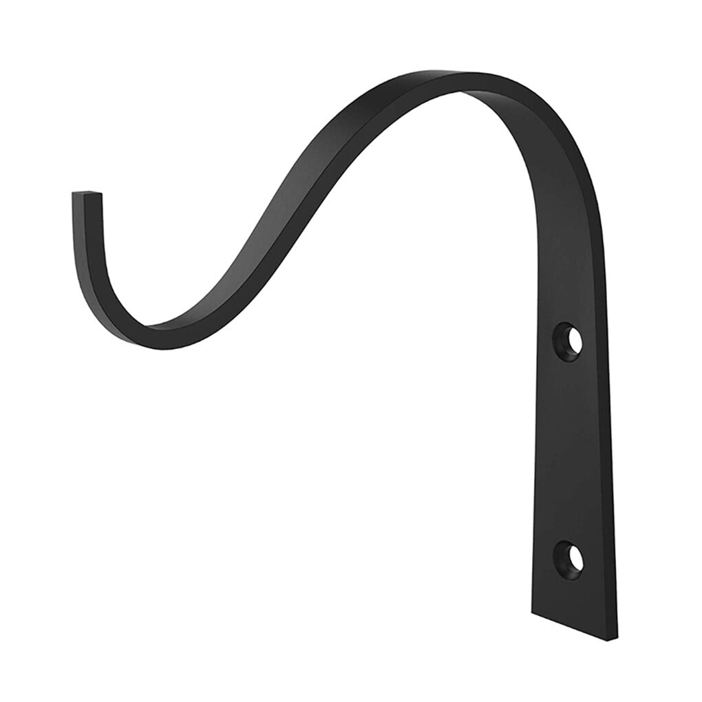 Wall Hook Iron Hanging Bracket Metal Storage Plant Basket Holder