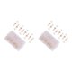 thumbnail image 3 of Seitruly 60 Pieces Transparent Rose Gold Push Wall Studs Flat-headed Calendar Map Photo Projects Office Craft Pin Tacks Home 11 mm 2piezas, 3 of 6