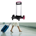 thumbnail image 6 of Backpack Trolley Hand Truck Rolling Cart Aluminum Alloy Adjustable Lightweight Design for School Travel Kids, 6 of 9