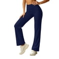 thumbnail image 2 of Nolissa Womens Polka Dots Yoga Pants High Waist Fleece Lined Trousers Buttery Soft Leggings Fashion Lounge Pants, 2 of 7