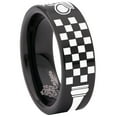 thumbnail image 6 of Chess Queen Couple Tungsten Carbide Ring, 6 of 9