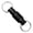 Black, variant on Titaniums Keyring Bidirectional Separator Swivels Keychain Pull Apart Detachable
