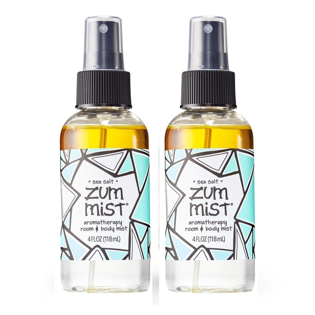Spray para habitación y cuerpo Indigo Wild Zum Mist, sal marina, 120 ml, paquete de 2