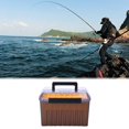 thumbnail image 1 of Organizador de cajas de pesca accesorios de pesca Gran capacidad Divididos extraíbles prácticos Divisores portátiles de almacenamiento portátil Caja Estilo a, 1 of 8