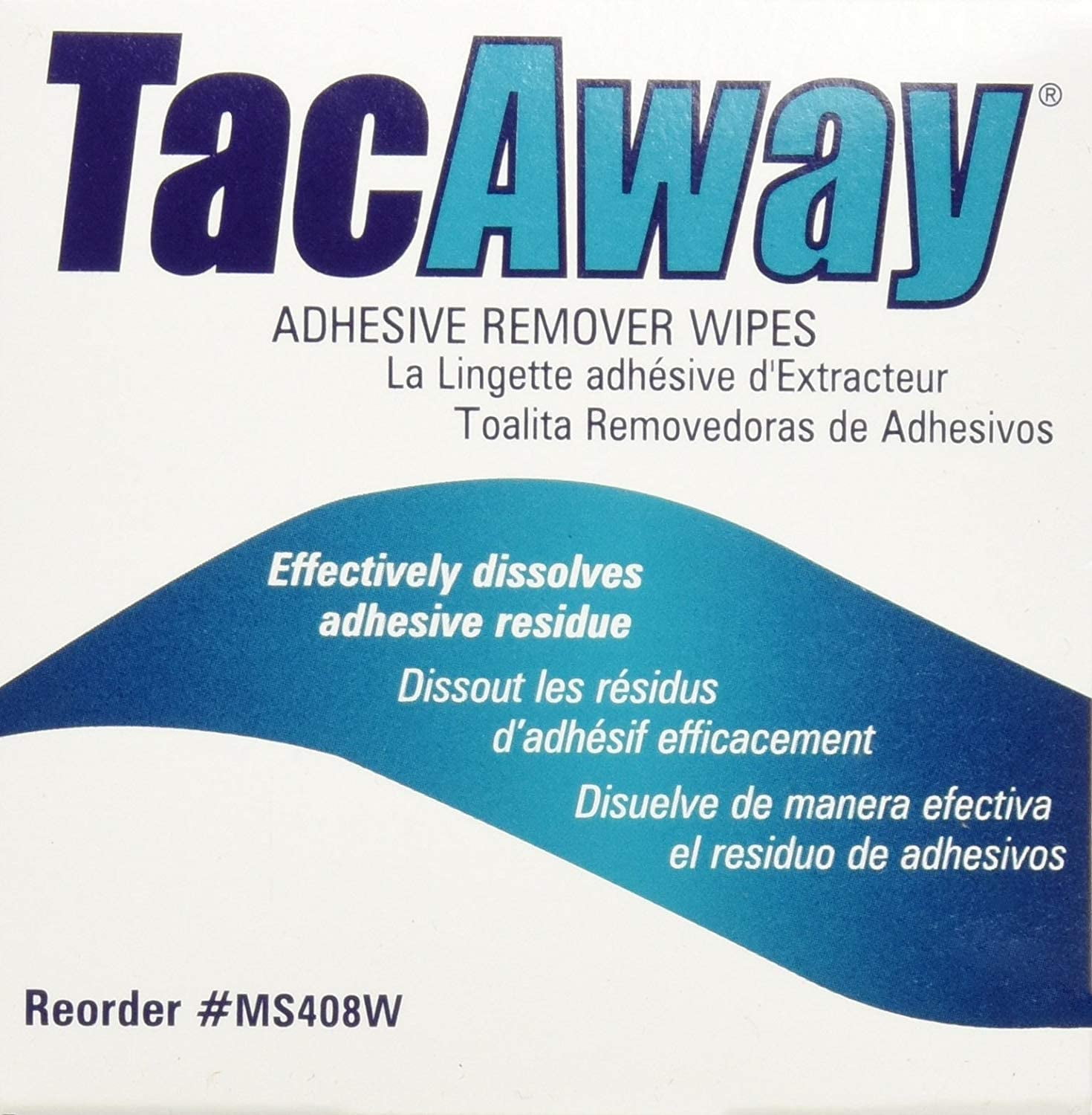 SkinTacH Adhesive TacAway Remover Wipes, 50 count
