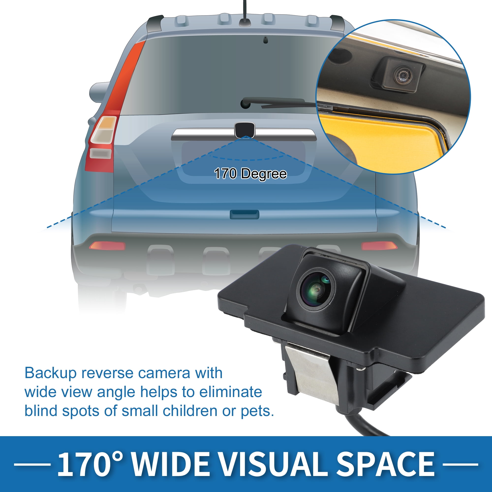 Unique Bargains Rear View Camera for Kia Cadenza 2014 2015 2016 Park Assist Backup Camera