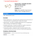 thumbnail image 2 of Fuel Line Clip - Compatible with 2003 - 2008 Chevy Corvette 2004 2005 2006 2007, 2 of 2
