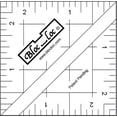 thumbnail image 3 of Bloc Loc - Half Square Acrylic Triangle Ruler Make Squaring up Easy and Fast Set #2, 2.5"4.5",6.5", 3 of 8