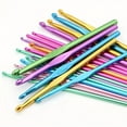 thumbnail image 7 of 8pcs Aluminum Oxide Crochet Knitting Tools Colorful Single Crochet Sweater Needles Aluminum Crochet Needles, 7 of 7