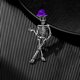 thumbnail image 3 of Disfraces de Halloween para Mujeres Broche de Cráneo de Mujer Cristal Espumante Joyería de Bicicleta de Mujer Accesorios de Disfraces de Halloween Joyería para Mujeres, 3 of 6
