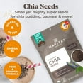 thumbnail image 3 of Navitas Organics Chia Seeds OKA4&nbsp;- For Chia Pudding, Smoothies, Baking, Salads & More - Omega 3, Fiber, Minerals - USDA Organic, Non GMO, Kosher, Gluten Free, Keto (8oz. Bag, 8 Servings), 3 of 3