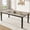 Grey, variant on TEQIN 78.7" Long Dining Table For 6-8, Large Farmhouse Rectangular Kitchen & Dining Room Tables, Modern Dining Table With Thick Metal Frame & Sturdy Legs For Dinner, Kitchen, Office