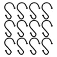 thumbnail image 1 of GOOHOCHY 12 ganchos para cortina de baño y ducha, con forma de S, 1 of 8