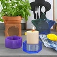 thumbnail image 3 of Heat Resistant Epoxy Mold Bendable DIY Pentagram/Square Style Candlestick Mold for Home, 3 of 8