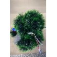 thumbnail image 2 of 33FT Christmas Tinsel Garland Metallic Twist Garland with Lights,Christmas Decorative Ribbon with Dark Green Base White and Green Snowflake Fringe and Red-Green Color Blocking for Holiday Scenery, 2 of 8