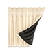 thumbnail image 1 of Cortinas opacas de doble capa, aislantes térmicas, oscurecedoras, sin necesidad de taladrar, ideales para alquiler, para dormitorio, sala de estar, ventanal, con superposición de encaje transparente, 1 of 7