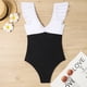thumbnail image 4 of Traje de Baño Oversize de las Mujeres, Cremallera Deportes una Pieza con Panel Conservador Y Protector Solar para Buceo Y Surf, Traje de Surf, 4 of 4