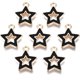 thumbnail image 1 of 10 colgantes de estrella de aleación esmaltada, colgante de estrella, joya dorada, decoración, 1 of 3