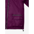 thumbnail image 6 of Roaman's Hooded All-Weather Jacket Fleece Lining Rain Coat, 6 of 6