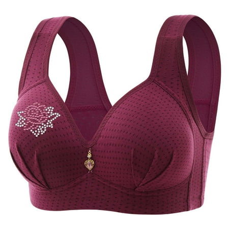 Holiday Savings! Horkkom Wireless Pushup Bra for Women  Plus Size Push Up Bras  No Underwire Support Comfortable Bras  Gifts for Women