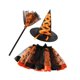 thumbnail image 2 of Disfraz de Halloween para niñas Yinane tutú de tul naranja, 2 of 8