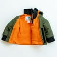 thumbnail image 3 of Buckle Me Baby Coat - Safer Car Seat Coat Boys Winter Jacket for Toddlers - Collard Toastier Monster Mash Green Toastier - Size 3T - As Seen On Shark Tank, 3 of 9