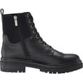 thumbnail image 6 of Circus By Sam Edelman Giovanny Black Rounded Toe Lace Up Chunky Heel Combat Boot (Black, 5.5), 6 of 6