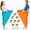 Orange, variant on SereneLife Granny Pants Yard Game with 2 Oversized Pants, 8 Bouncy Balls & Pump, Funny Outdoor Party Game for Adults & Kids, Birthdays, Reunions & Field Days
