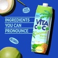 thumbnail image 3 of Vita Coco Pineapple Coconut Water - 1 L (33.8 fl oz)Carton, 3 of 5