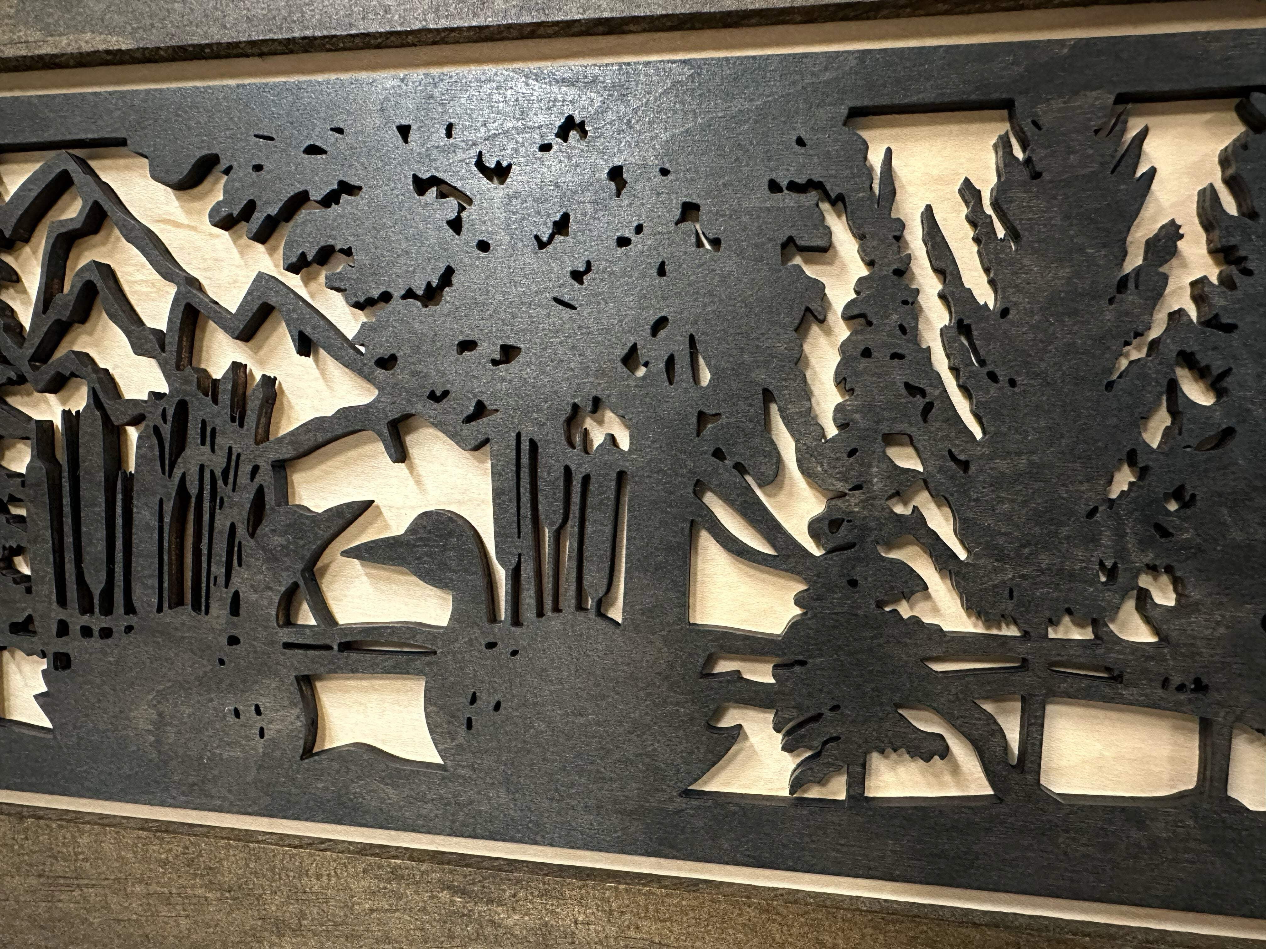 Bellewood Designs Nature and Wildlife Ducks On A Pond Wall-Mounted Gun Safe