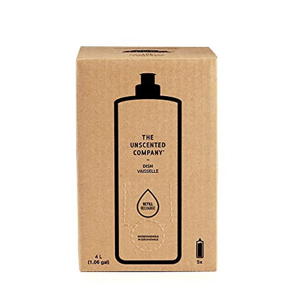 The Unscented Company Dish Soap Refill Box, 1.06 GL