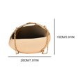 thumbnail image 5 of Bolso Noche Acrílico Con Forma Concha para Mujer Mano Boda Graduación (dorado), 5 of 5