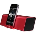 thumbnail image 4 of Microlab MD212 Wireless Bluetooth Portable Stereo Speaker w/ Microphone & Rechargeable Battery & Retractable Tray (Red), 4 of 4