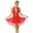 Red, variant on TiaoBug Women Lyrical Dance Dress Glittery Rhinestone Glittery Mesh Figure Ice Skating Dress Performance Dancewear