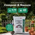 thumbnail image 2 of Michigan Peat 5240 Garden Compost and Manure Blend, 40 Pound Bag (8 Pack), 2 of 11
