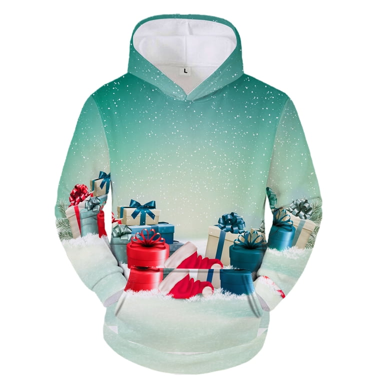 Drippy Hoodies Men Casual Autumn Winter Long Sleeve Christmas Printed Hoodies  Sweatshirt Tops Blouse Oversized Zip up Hoodie for Men Small Mens Hoodie  Tunic Hoodies for Men Hooded Sweater Men - Walmart.com