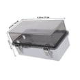 thumbnail image 2 of FOMIYES Caja De Conexión Eléctrica Exterior Resistente Al Clima Con Transparente Y Fácil Instalación, 2 of 6