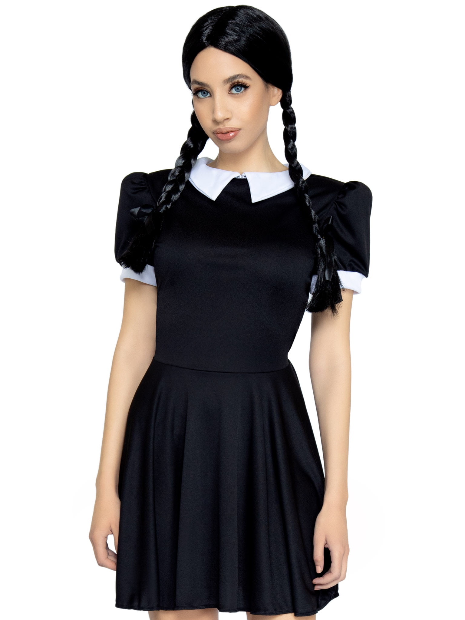 Wonderland Women's Female Adult Dark Gothic Family Darling Halloween Costume Black