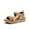 KHAKI, variant on DREAM PAIRS Women's Walking Sandals Arch Support Orthopedic Recovery Hiking Sandals Thick Athletic Cushion Adjustable Strap for Plantar Fasciitis
