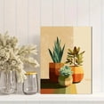 thumbnail image 2 of Potted Plants Canvas Print, Suitable for Living Room, Bedroom, Office, Kitchen, Dining Room, Hallway, Cafe, Bookstore Decor, 2 of 8