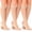 6 Pairs Beige, variant on Women's Knee High Socks Trouser Socks, Stretchy Soft Thin Material (Beige - 6 Pairs, Socks Size 9-11, Fit Women's Shoe Size 4-10.5)