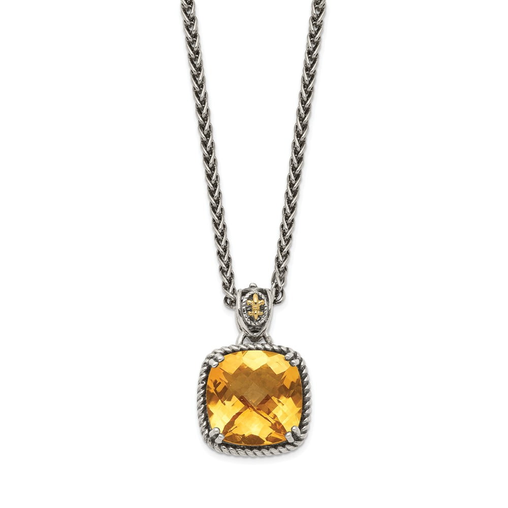 925 Sterling Silver With Real 14kt 