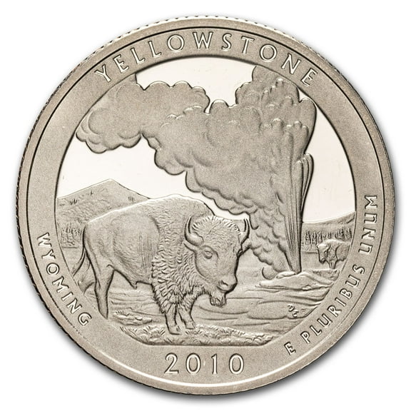2010-S ATB Quarter Yellowstone National Park Gem Proof