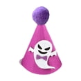 thumbnail image 2 of Aoznliie Dog Hat, Funny Adjustable Halloween Hat for Party Apparel, 4x4 inch Lightweight Pet Party Hat for Halloween Photo Props, Purple, 2 of 6